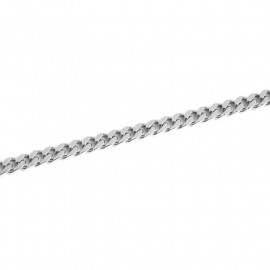 Bracciale acciaio taglia M catena grumetta