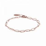 Bracciale rosè catena mista