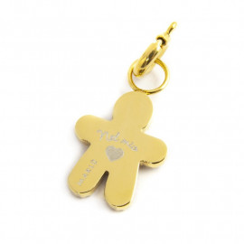 Charm oro bimbo con cristalli