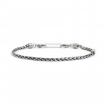Bracciale catena sonaglio 2.7mm brunito