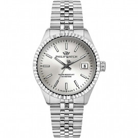 Orologio caribe 39mm 3h w/silver dial br ss