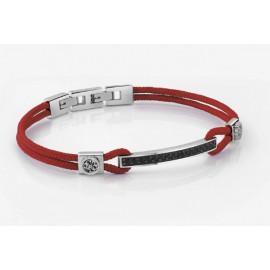 Bracciale Guess in nylon a doppia corda