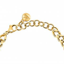 Bracciale dorato Morellato con charm a forma di cuore