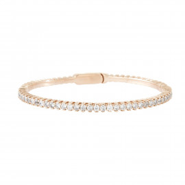 Bracciale Tennis Rigido con Cubic Zirconia