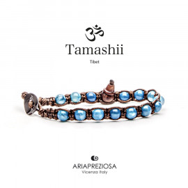 Bracciale Tamashii con Agata Tibet Sky