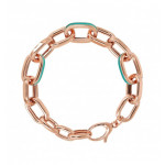 Bracciale con Maglie Ovali Smaltate