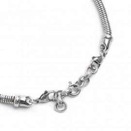 Bracciale catena snake tonda