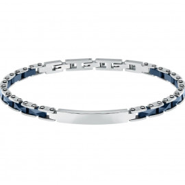 BRACCIALE SECTOR CERAMIC BR BLUE CERAMIC 19+3CM