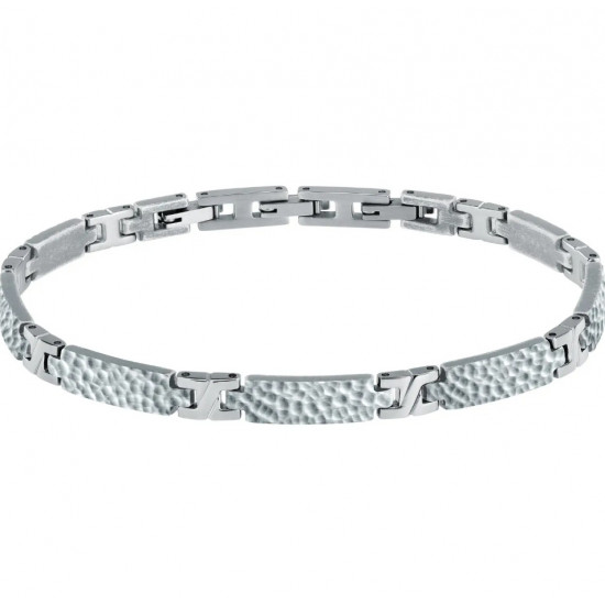 BRACCIALE SECTOR ENERGY BR SS HAMMERED LINKS 19+3CM