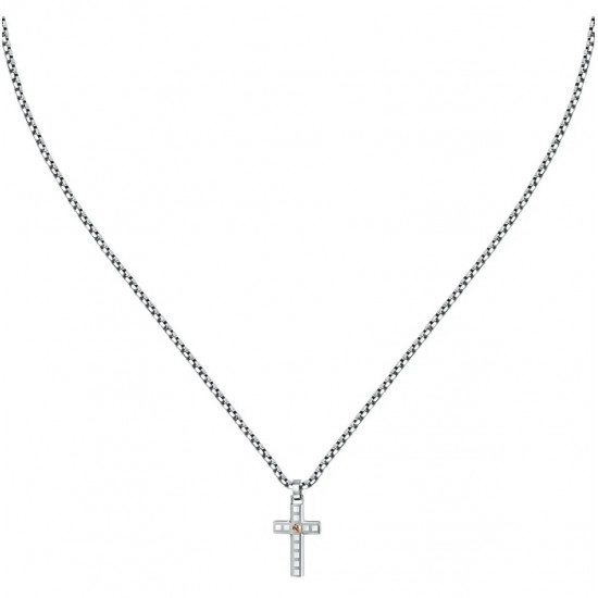 COLLANA SECTOR SPIRIT CROSS PEND W/RG SCREW 50+5CM