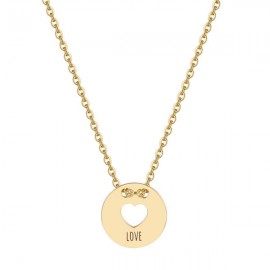 Collana S'Agapò "Love" dorato