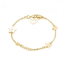 Bracciale S'Agapò collezione Fancy stelle-dreams dorato