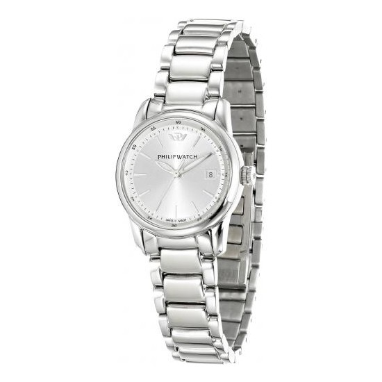 orologio philip watch kent white silver