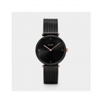 Orologio Cluse triomphe mesh black/black