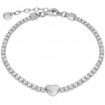 Bracciale donna Jack&Co tennis con cuore