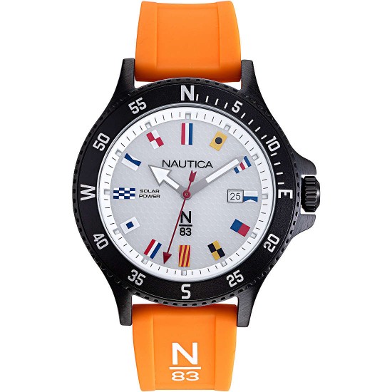 orologio nautica n83 silicon orange