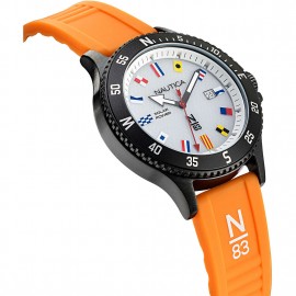 orologio nautica n83 silicon orange