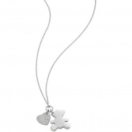 Collana donna Sector Family e Friends cuore e orso