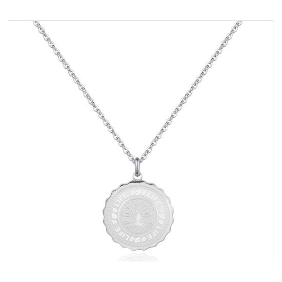 Collana donna S'Agapò LUCKY COIN SKY07
