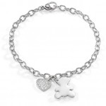 Bracciale donna Sector Family Friends cuore-orso