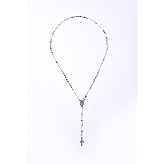 Collana Rosario in argento 03