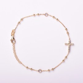 Bracciale rosario in argento 925