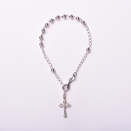 Bracciale rosario in argento 925 BRA03
