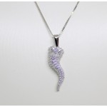 Collana con corno in argento 925/1000 CCA01