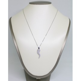 Collana con corno in argento 925/1000 CCA01