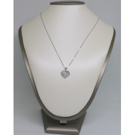 Collana donna con cuore in argento 925/1000 CDC02