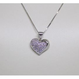 Collana donna con cuore in argento 925/1000 CDC02