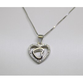 Collana donna con cuore in argento 925/1000 CDC03