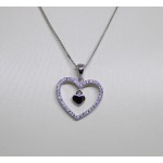 Collana donna con cuore in argento 925/1000 CDC04